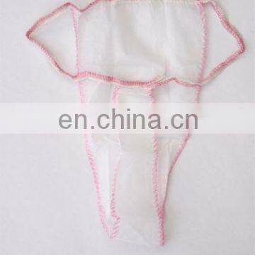 Soft Non woven Woman G-string Panty for Beauty Center