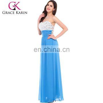 Grace Karin New Fashion Sexy Ladies Long Rhinestone Beaded Evening Dress CL3424-3#