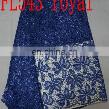 2015 new arrival cord African lace fabrics with sequins (FL543)high quality/best price/prompt delivery/in stock