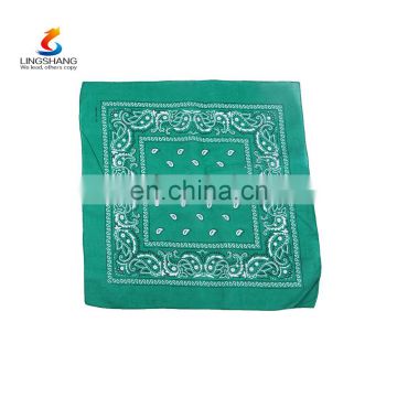 Lingshang 100% cotton bandana wholesale bandana for sale paisley bandana