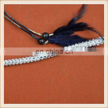Top quality cheap beaded rope for garments/bags/hat, acrylic beaded, made in China