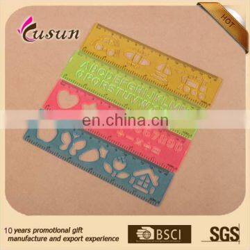 Hot Selling Perfect Gift to Student Fancy Fashion Design Ruler for 15cm