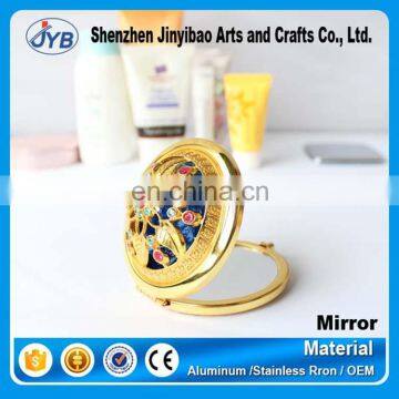 Custom Wholesale Folding Jeweled Makeup Mirror photo-4