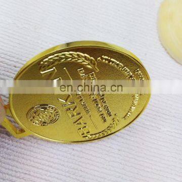 Plating zinc alloy medal factory custom medal