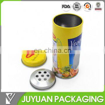 2015 new style spice shaker tin, spice tin packaging canister