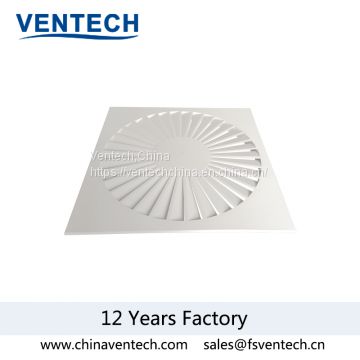 aluminum square swirl diffuser ceiling vent factory