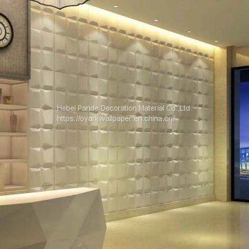 3d PVC wall tiles wall art from Hebei Pande Decoration Material Co.,ltd