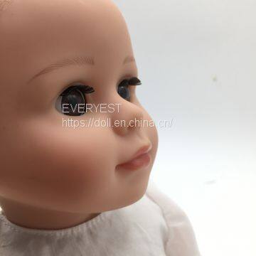Frida white lace dress for 18 inch vinyl collectable doll accessories