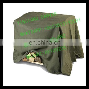 600gsm Military Heavy Duty Canvas Tarps, Super Strong Canvas Tarpaulin