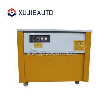 high table cartons box strapping machine for packing line