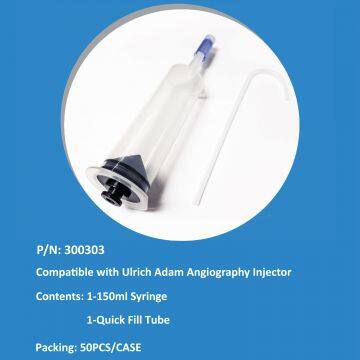 150cm T connector for CT dual head injector, ZY5152, +86