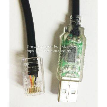 Female Gender and Audio & Video Application FTDI FT232RL+ZT213 Usb Rs232 To Rj11/rj12 6p6c Cable