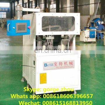 CNC full automatic Plastic UPVC PVC door window machinery for surface and corner welding tumor cleaning