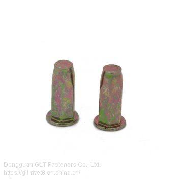 planted head full heax blind rivet nuts