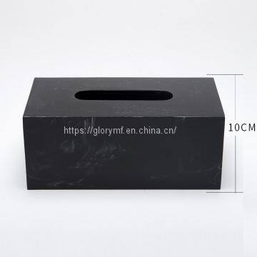 Custom Manufactures Tissue Box with Poly Resin Material