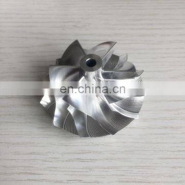 RHF5 44,95/59,00 мм 6+6 лопастей высокопроизводительный турбо-турбонагнетатель алюминиевый 2618/Б illet/фрезерованное компрессорное колесо photo-2