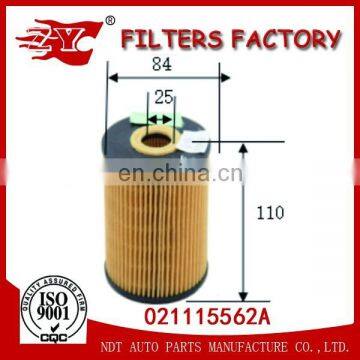 Original Car Oil Filter / Oil Filter for Auto 021115562A With Best Price