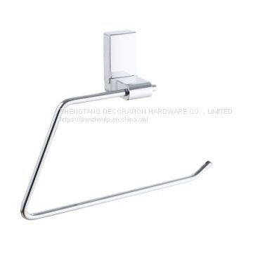 Zinc Alloy Bathroom Hardware Wall Mounted Towel Rings photo-3
