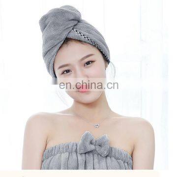High Quality Microfiber Hair Towel Wrap Cap