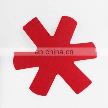 Hot Sale Durable Flower Felt Cooking Pot Pad No-woven Pan Protector photo-3