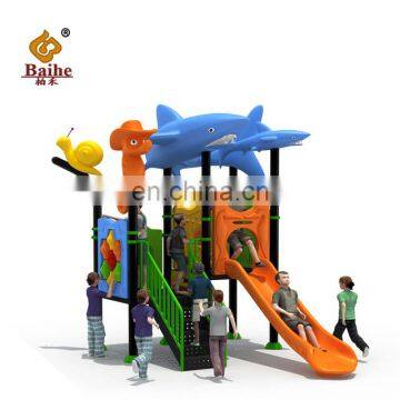 Chinese Factory Custom New Large Plastic Slide,Kids Outdoor Playground from Baihe