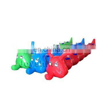 Team Building Interactive Sports Games Inflatables Adult Kids Outdoor Activities Inflatable Caterpillar Boat For Racing photo-5