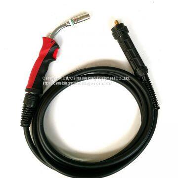 25AK Euro Welding Torch 3M 4M 5M Flexible 25AK Welding Torch With Euro Torch Contact Tip Nozzle