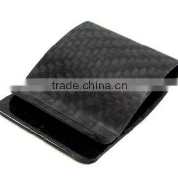 Smart Carbon Fiber Money Clip Slim Wallet