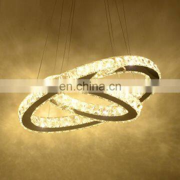 OEM design modern style Living room hotel home decorative led crystal pendent lights