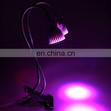 Hot LED double head plant growth light 10W plant fill light double head hose plant light