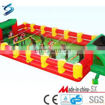 Portable Shooting Targets Inflatable Soap Water Polo Field Inflatable Indoor Rugby Soccer Football Field for Sale