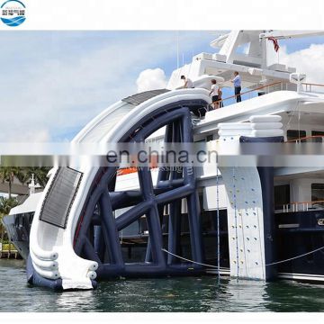 High quality inflatable yacht water slide,inflatable water slide for yacht NB001-1