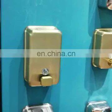 Power NEW DESIGN Royal Gold Luxury Metal Stainless Steel Wall Mounted Hand Dish Liquid and Foam Soap Dispenser