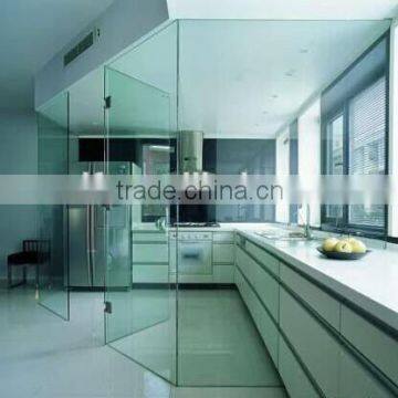 High quality 3mm-19mm clear glass partition wall/interior glass wall/folding partition wall/decorative glass partition wall