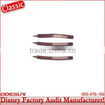 Disney factory audit manufacturer's carved wood pen 143390