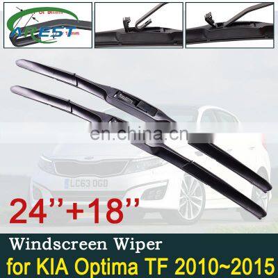 for KIA Optima TF 2010~2015 K5 Car Wiper Blade Car Accessories Stickers Front Windscreen Windshield Wipers Blade 2011 2012 2013