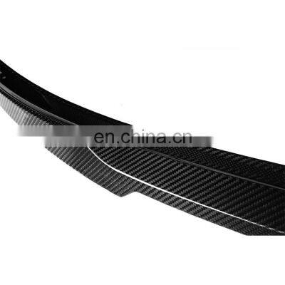 Dry Carbon Fiber Rear Boot Spoiler Flap for Audi a6 c8 2019 2020 photo-2