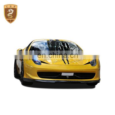 Vors Style Carbon Fiber Body Kits Front Lip Rear Diffuser Spoiler For Ferra-ri 458