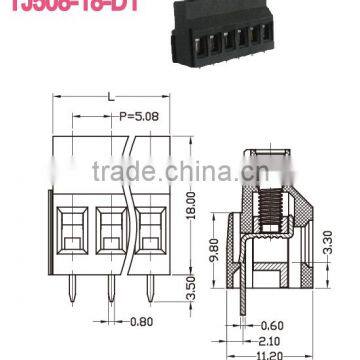 Connecting Wire Brass PCB Mounted Terminal Block Made in China