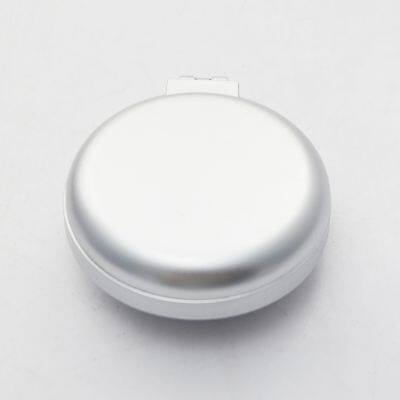 Mini Size Round Pocket Cosmetic Hair Brush With Mirror photo-4
