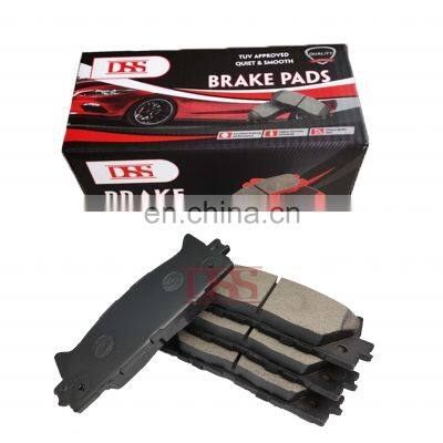 High quality 50000km guarantee auto parts accessories pastillas de frenos manufacturer ceramic brake pads for Toyota spare parts