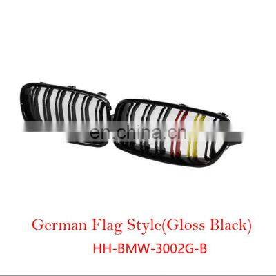 Auto Accessories Car Parts Front Grills Parallel Bars Glossy Black Front Grilles For BMW 3 Series F30 2012-15 photo-2