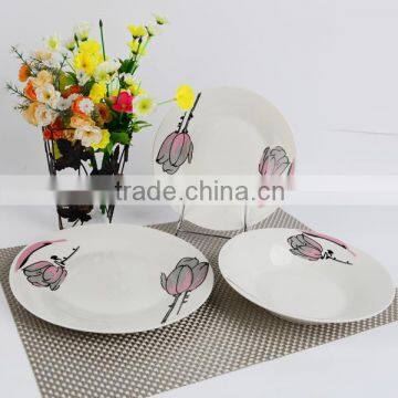 porcelain 18pc dinner set, poland porcelain dinner set, cheap christmas dinnerware