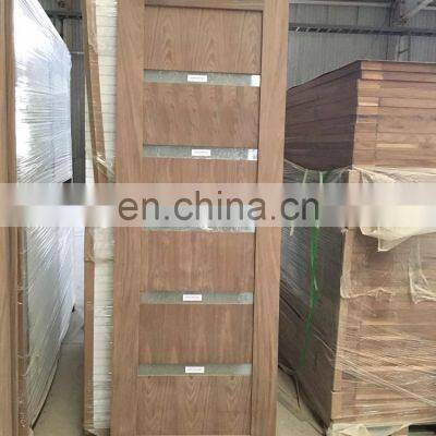 Unbreakable 3 Three Panel Interior Wood Sliding Frosted Glass Door photo-4