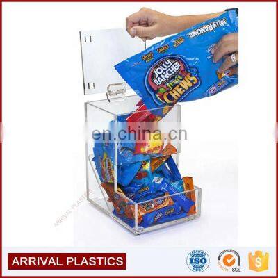 Lucite Biscuit Container Display Clear Acrylic Stackable Candy Bar Display photo-3