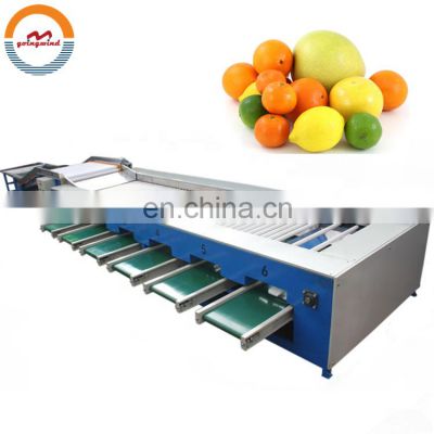 Automatic commercial orange grading sorting machine auto industrial oranges sizing size grader sorter line cheap price for sale