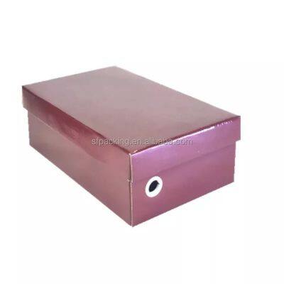 customized shoes paper packaging corrugated box