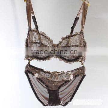 C67728A Ladies Sexy Net Bra Sets Hot Sale Underwear Lace Sexy Bra Sets photo-3