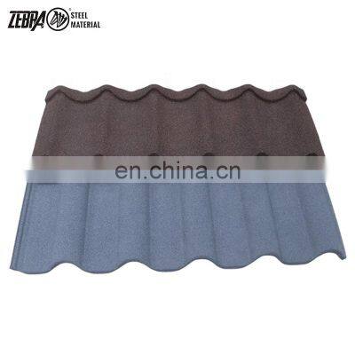 Hot sale colorful stone coated metal roof tile building material metal roof tiles Nigeria market