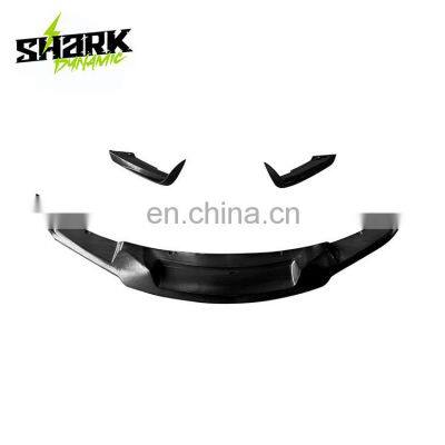 For Bmw F30 3 Series M Sport Sharkaero Style Pp Glossy Matt Black Front Diffuser Front Splitter Front Lip